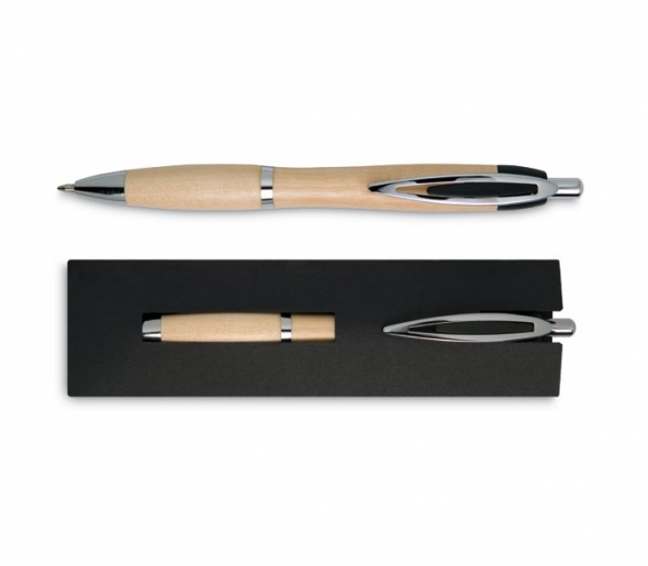 długopis z drewna różanego i klonu 73MB93